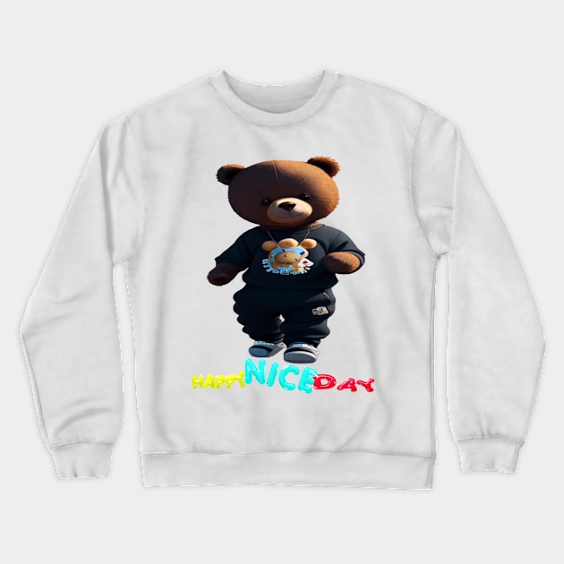 New Style Bear 02 Crewneck Sweatshirt by H.M